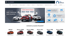 Desktop Screenshot of liralarrain.peugeot.cl