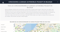 Desktop Screenshot of garage.peugeot.be