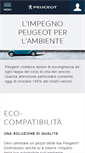 Mobile Screenshot of ambiente.peugeot.it