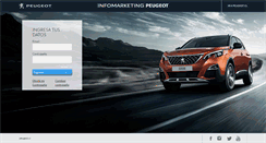 Desktop Screenshot of infomarketing.peugeot.cl