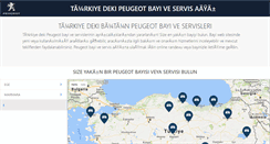 Desktop Screenshot of bayi.peugeot.com.tr