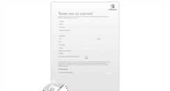 Desktop Screenshot of newsletter-fr.peugeot.be