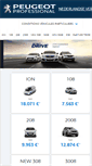 Mobile Screenshot of professional.peugeot.be