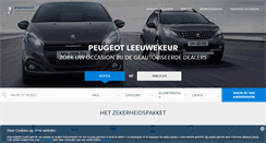 Desktop Screenshot of leeuwekeur.peugeot.nl